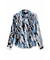 TORNADO MART∴マーブルフラワープリントシャツ