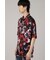 TORNADO MART∴ローズプリントバックスリットシャツ