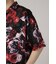 TORNADO MART∴ローズプリントバックスリットシャツ