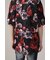 TORNADO MART∴ローズプリントバックスリットシャツ
