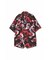 TORNADO MART∴ローズプリントバックスリットシャツ