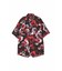 TORNADO MART∴ローズプリントバックスリットシャツ