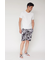 R by TORNADO MART∴ストレッチリブクルーネックTシャツ