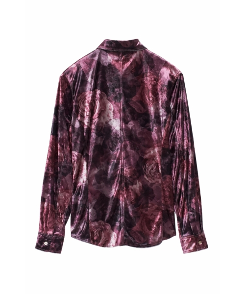 TORNADO MART∴ベロアローズプリントシャツ｜トルネードマートの通販