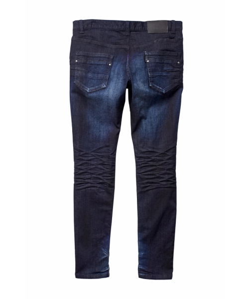 TORNADO MART∴ミックスカラークリアコーティングスキニーデニム