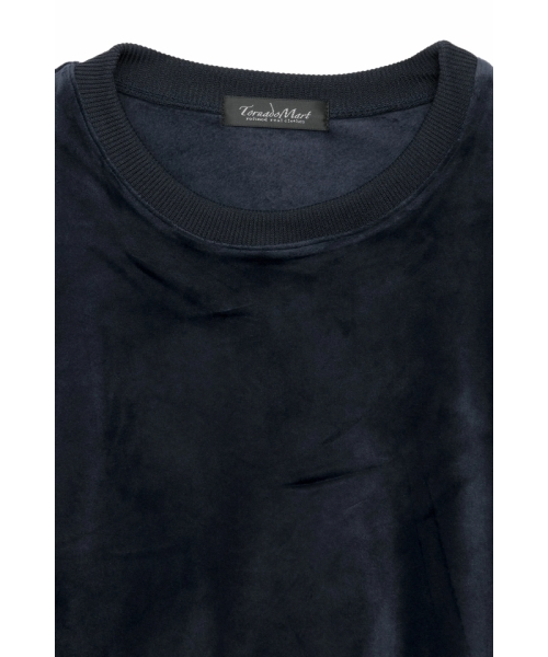 TORNADO MART∴ベロアコンビオーバーカットソー｜トルネードマートの