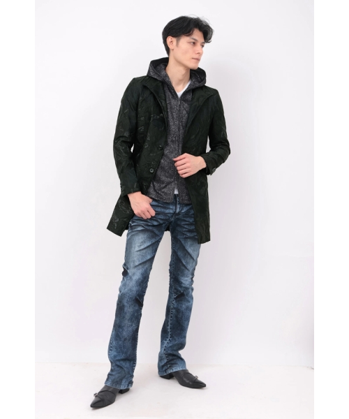 TORNADO MART　サーフローズJQスタンドコート TORNADO MART∴フクレストリームJQチェスターコート / TORNADO