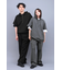 R by TORNADO MART∴変形ドルマンハーフZIPフィーディー
