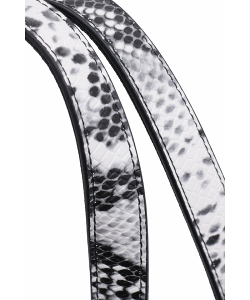 TORNADO MART バッグ パイソン 蛇柄 00s archive y2k TORNADO MART∴パイソンプリントレザートートバッグ｜トルネード