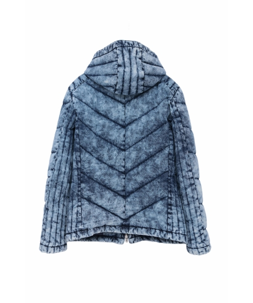 TORNADO MART ピグメント フードブルゾン デニムジャケット 2way TORNADO MART∴ノワールエクリプスライダースブルゾン / TORNADO MART