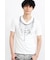 TORNADO MART∴レイヤードチェーンバタフライプリントTシャツ