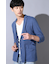 HIGH STREET∴ワッフル7分袖テーラーカーディガン
