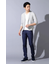 HIGH STREET∴スラブボーダー天竺7分袖カットJK