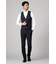 HIGH STREET∴MARZOTTOウール麻シャンブレーベスト