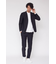 HIGH STREET∴4WAYバーク柄ノーカラージャケット