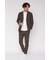 HIGH STREET∴4WAYバーク柄ノーカラージャケット