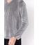 HIGH STREET∴壁柄ベロアVネック長袖Tシャツ