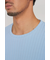 HIGH STREET∴ケーブル柄クルーネック半袖Ｔシャツ