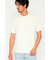 HIGH STREET∴ROUGHプリント鹿の子クルーネック半袖Ｔシャツ