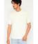 HIGH STREET∴ROUGHプリント鹿の子クルーネック半袖Ｔシャツ