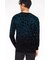 HIGH STREET∴グラデーション千鳥柄モールクルーネックニット