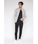 HIGH STREET∴フクレチェックスタンドZIPニット