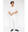 HIGH STREET∴スパイラルボーダーランダムステッチ半袖Vネックカットソー