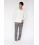 HIGH STREET∴ブロックチェック長袖Vネックカットソー