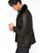 HIGH STREET∴ラビットファーカラーラムレザースタンドブルゾン