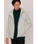 HIGH STREET∴キルトコンビ袖ニットブルゾン
