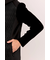 HIGH STREET∴キルトコンビ袖ニットブルゾン