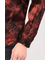 HIGH STREET∴ストレッチサテンJQシャドーローズプリントSH