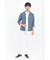 HIGH STREET∴COOLトロピカルショートウイング７分袖シャツ