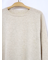 カシミヤ長袖ニットチュニック