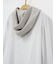 長袖フード付ロングカーディガン