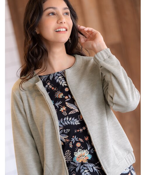 ジップアップブルゾン｜スポーティフの通販｜&mall（アンドモール