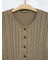 長袖ニットカーディガン