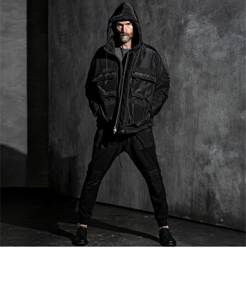 C DIEM(カルペディエム)ダウンジャケット(カーキ/ブラック)