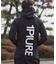 1PIU1UGUALE3 RELAX(ウノピゥウノウグァーレトレ リラックス)バックロゴテックパーカー