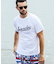 1PIU1UGUALE3 RELAX(ウノピゥウノウグァーレトレ リラックス)フローイングロゴ半袖Tシャツ