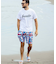 1PIU1UGUALE3 RELAX(ウノピゥウノウグァーレトレ リラックス)フローイングロゴ半袖Tシャツ