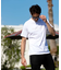 1PIU1UGUALE3 RELAX(ウノピゥウノウグァーレトレ リラックス)ビーズロゴ半袖Tシャツ