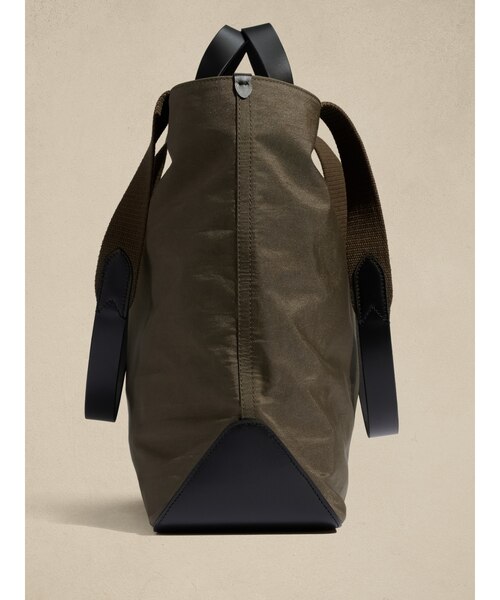【美品】バナナリパブリック/Millersナイロントートバッグ/2WAY/レザー Millers Nylon Tote Bag | Banana Republic