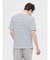 ストライプクルーネックtシャツ