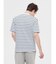 ストライプクルーネックtシャツ