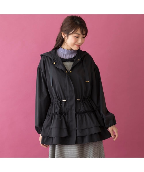 ローズティアラ　46 新品　ネイビー　パーカー　フリル　完売 ローズティアラ 46 新品 ネイビー パーカー フリル 完売 Rose Tiara