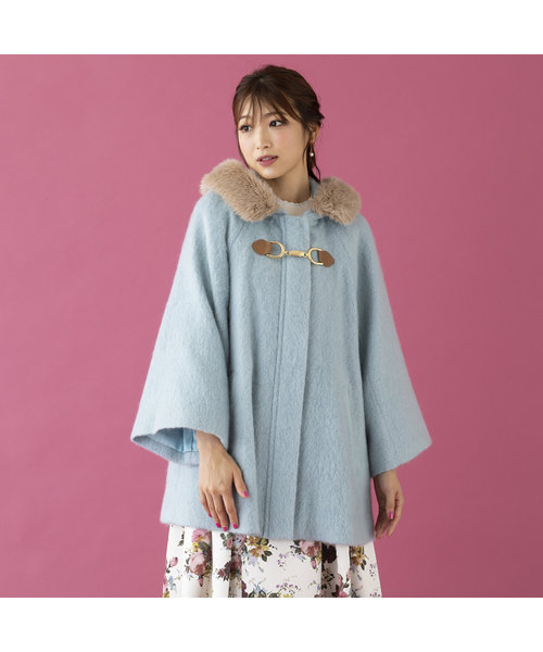 【WEB限定アイテム】モヘヤシャギーショートコート