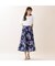 シャドーチェックフラワースカート
