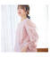 フリルリボン袖ブラウス