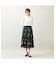 【セットアップ対応】パネル風刺繍スカート